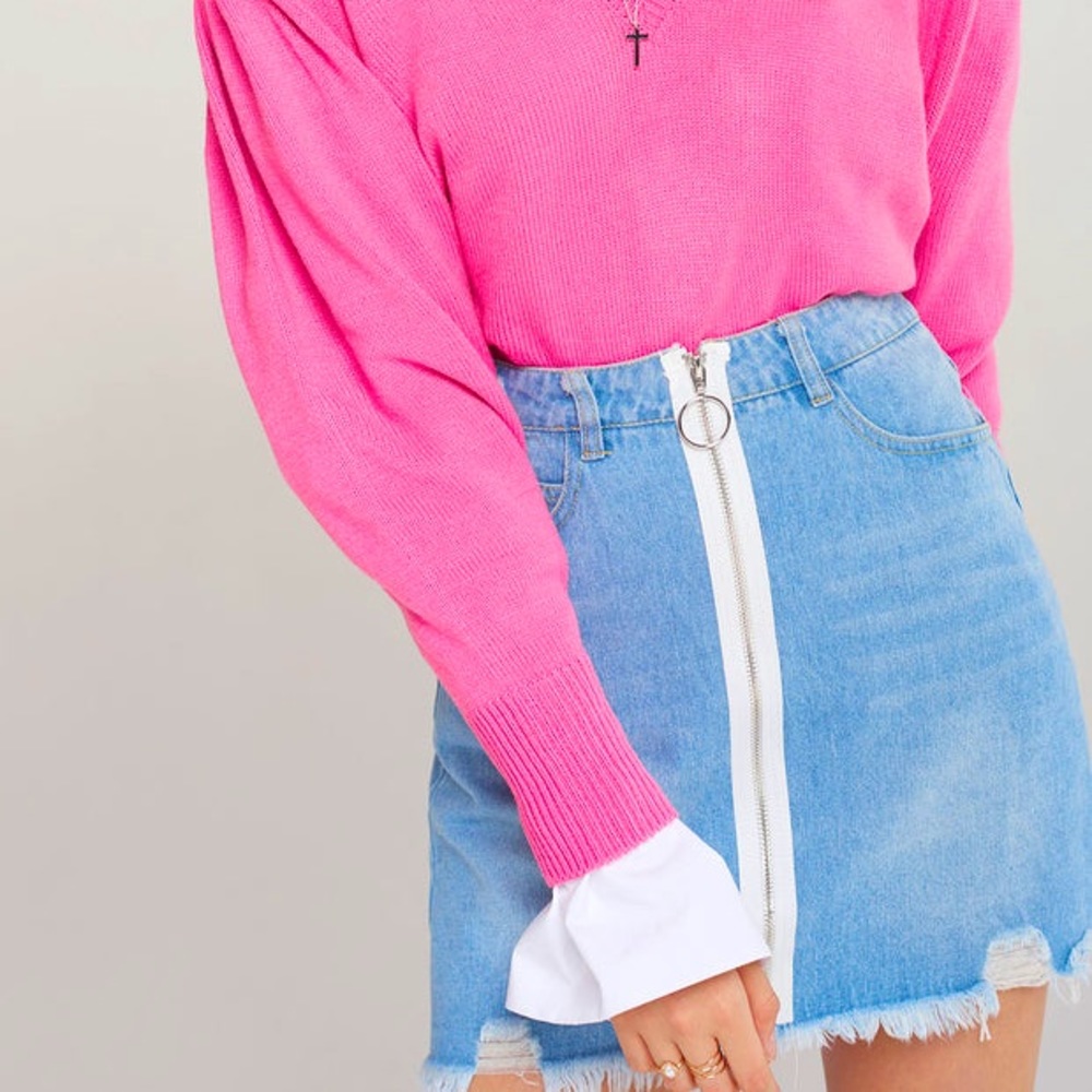 Storets Camra Zipper Skirt NWT